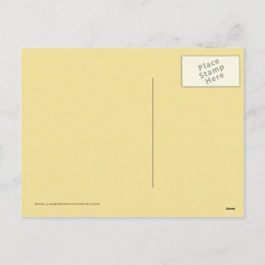 Cuite lapine & oeuf carte postale de Pâques (Dos)