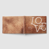 Cuivre couleur amour moderne simple mariage livre  (Complet)