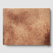 Cuivre couleur amour moderne simple mariage livre  (Verso)