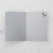 Cuivre Dusty Blue 'C'est la saison Votre Carte pho (Intérieur)