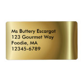 Cuivre étincelant ~ étiquette (Devant)