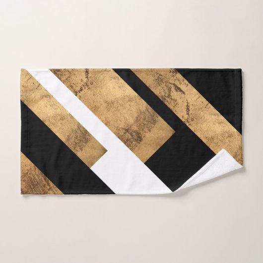 Cuivre géométrique chic (Serviette à main)