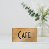 Cuivre Métallurgique Restaurant Carte de visite (Debout devant)