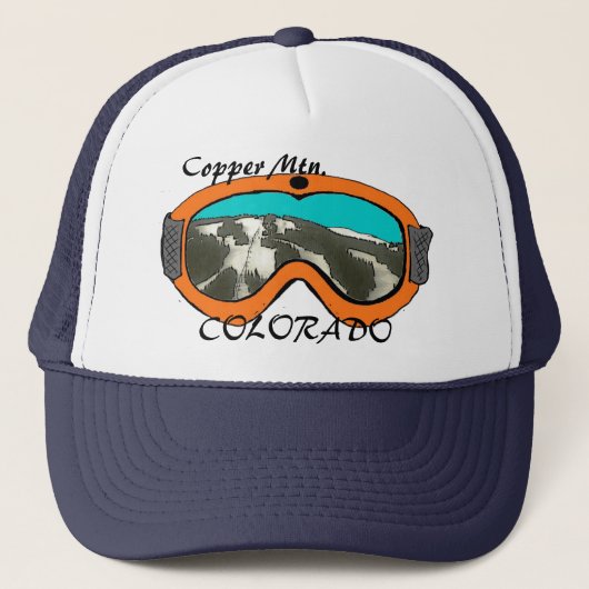 Cuivre Mtn Colorado orange goggle casquette (Devant)