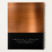 Cuivre noir Courtier immobilier Maison professionn (Dos)