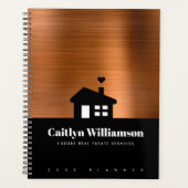 Cuivre noir Courtier immobilier Maison professionn (Devant)