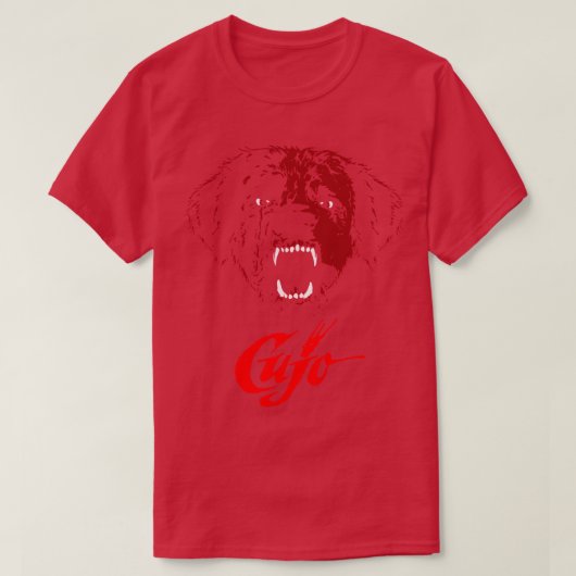 CUJO hond T-shirt (Design voorkant)