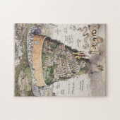 Cul-de-sac et puzzle adjacent d'endroits (Horizontal)