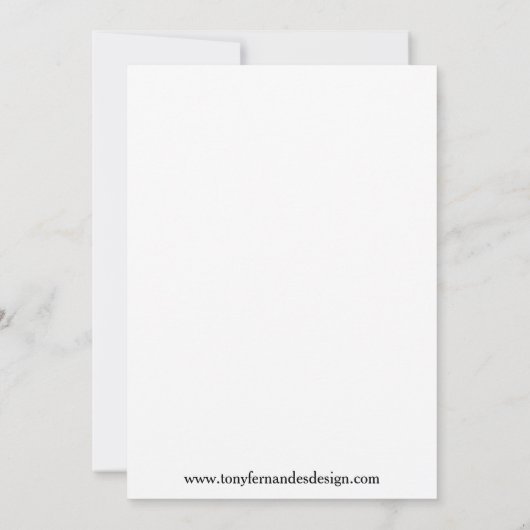 cul sec, invitation de tony fernandes (Dos)