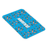 Cula funny pink squid cartoon pattern magneet (Rechterzijde)
