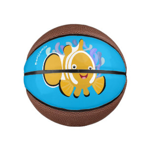 Cula happy clownfish anenome cartoon basketbal
