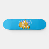 Cula happy clownfish anenome cartoon skateboard (Horizontaal)
