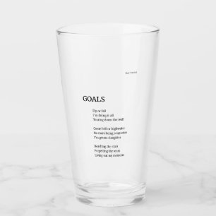 Culbuteur en verre de buts