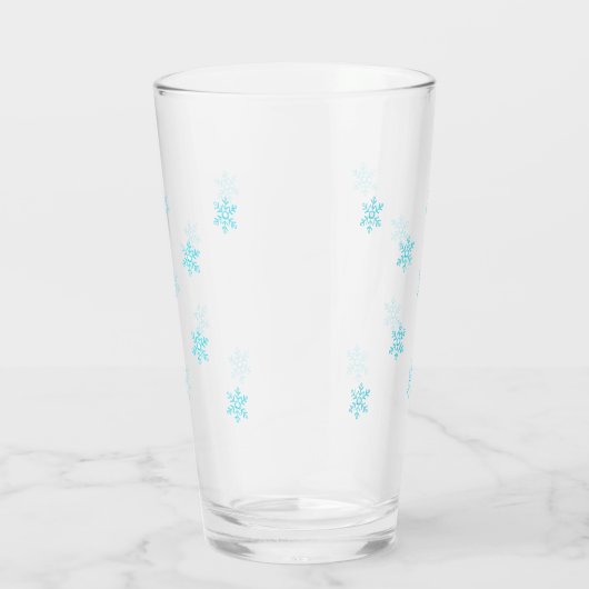 Culbuteur en verre de flocon de neige (Droite)