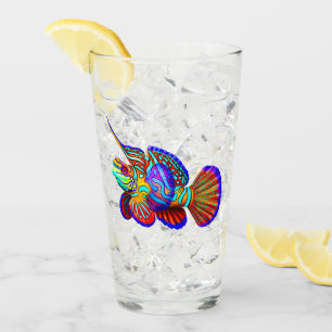 Culbuteur en verre de poissons de récif de