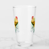 Culbuteur en verre de poulet de coq de Phoenix (Gauche)