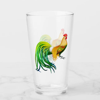 Culbuteur en verre de poulet de coq de Phoenix