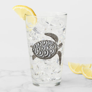 Culbuteur en verre de tortue de mer de Hawksbill