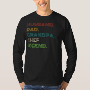 Culinair Legende: Man, Vader, Opa - Grappige T-shi T-shirt