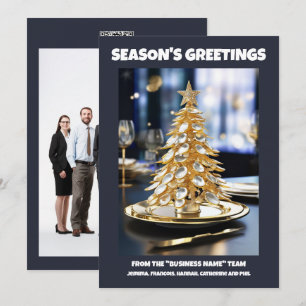 Culinaire Kerst theelepel boom koken DIY foto Feestdagenkaart