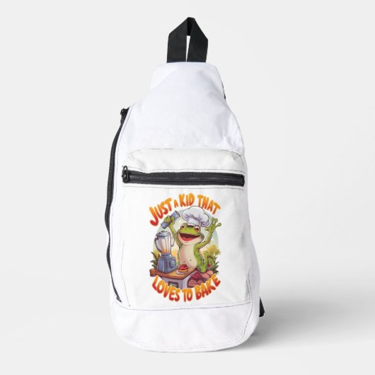 Culinaire kikker: Frogtastic Blender Magic Sling Bag (Voorkant)