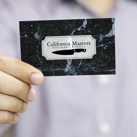 Culinaire Kunsten | Chef | Gemarmerd Visitekaartje