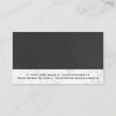 Culinaire kunsten | deegroller visitekaartje (Achterkant)