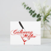 Culinaire maffia briefkaart (Staand voorkant)