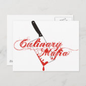 Culinaire maffia briefkaart (Voorkant / Achterkant)