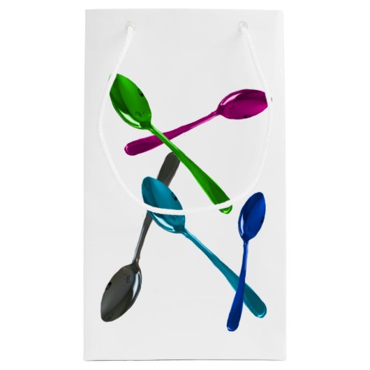 Culinaire Reflecterende Spoons Gift Bag Klein Cadeauzakje (Achterkant)
