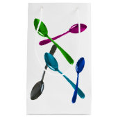 Culinaire Reflecterende Spoons Gift Bag Klein Cadeauzakje (Voorkant)