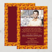 Culinaire School Foto Afstuderen Uitnodiging (Voorkant / Achterkant)