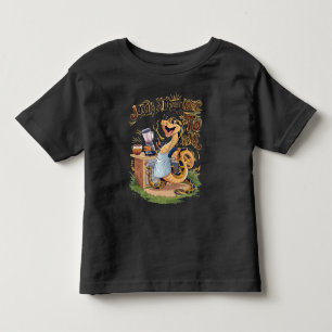 Culinaire slang: een slang in een Schort Kinder Shirts