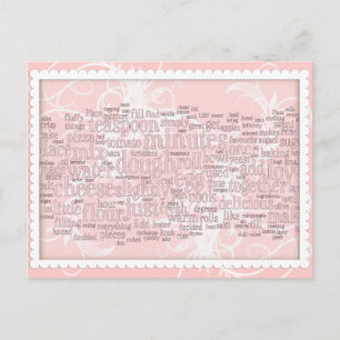 Culinaire Termen Word Cloud Recept Kaarten