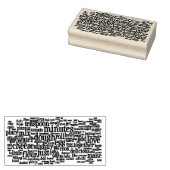 Culinaire woorden Cloud Stamper Rubberstempel (Gestempeld)