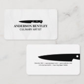Culinary Arts | Knife Visitekaartje (Voorkant / Achterkant)