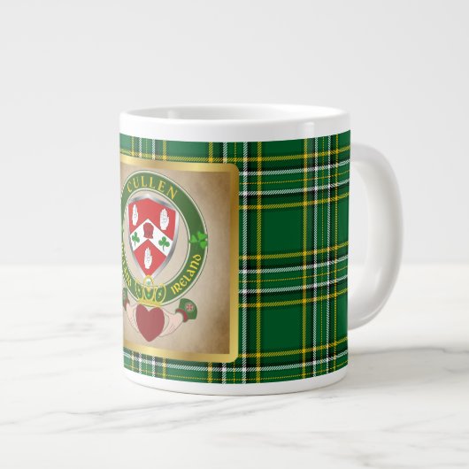 Cullen/O'Cullen Irish Shield Claddagh Extra Grote Beker (Voorkant rechts)