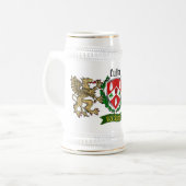 Cullen/O'Cullen Irish Shield gepersonaliseerd Bierpul (Voorkant links)