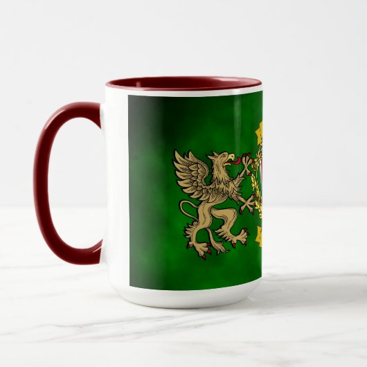 Cullen/O'Cullen Irish Shield & Griffins Mok (Links)