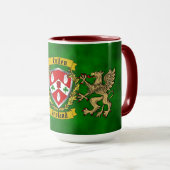 Cullen/O'Cullen Irish Shield & Griffins Mok (Voorkant rechts)