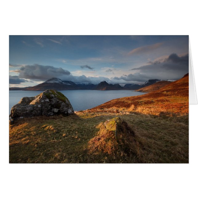 Cullin des falaises au-dessus d'Elgol (Devant horizontal)