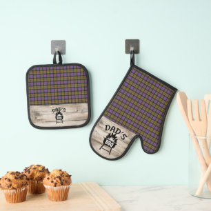 Culloden Ancient Original Scottish Tartan Ovenwant & Pannenlap Set