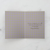 Culloden Ancient Scottish Tartan Humorous Birthday Kaart (Binnen)