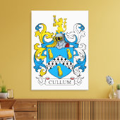 Cullum Family Crest Canvas Afdruk (Insitu (Woonkamer))