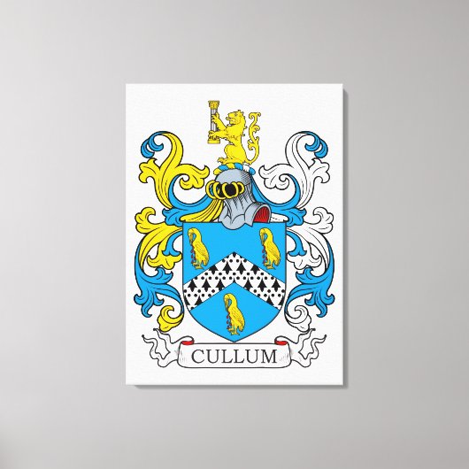 Cullum Family Crest Canvas Afdruk (Voorkant)