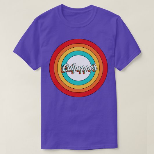 Culpepper Naam Shirt Culpepper Circle (Design voorkant)
