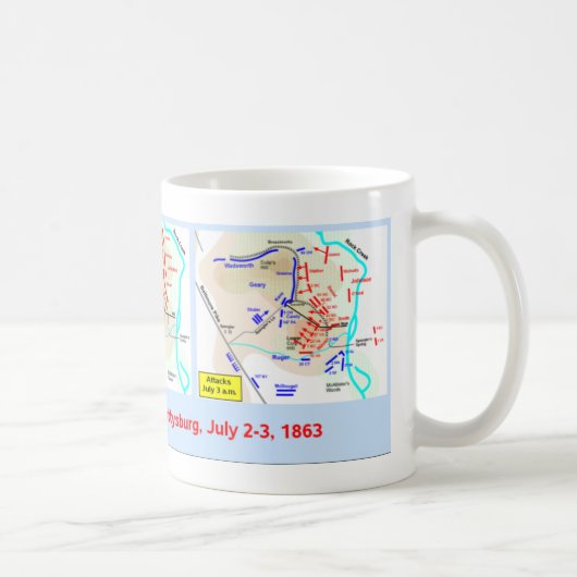 Culp's Hill Map cup Koffiemok (Rechts)