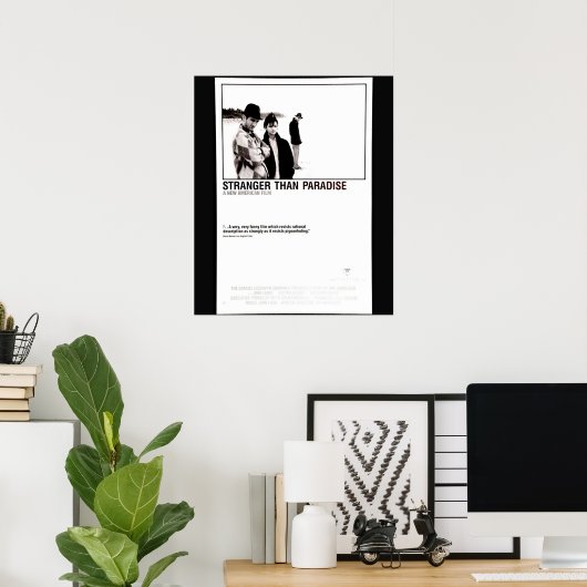 Cult Comedy Stranger than Paradise by American Aut Poster (Thuiskantoor)
