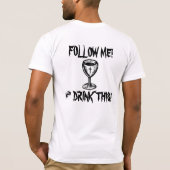 CULT, LEDER T-SHIRT (Achterkant)