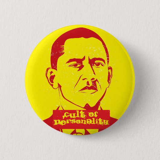 Cult of Personality Obama Button (Voorkant)